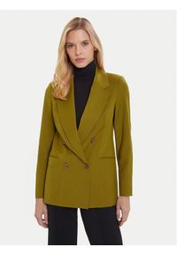 United Colors of Benetton - United Colors Of Benetton Marynarka 2YVXDW03A Zielony Regular Fit. Kolor: zielony. Materiał: syntetyk #1