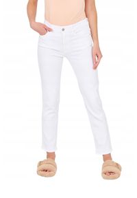 7 FOR ALL MANKIND Białe jeansy damskie Roxanne Ankle, Rozmiar 29. Kolor: biały. Styl: vintage
