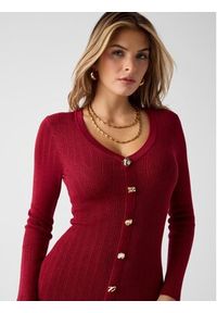 Guess Sukienka codzienna 180177 Czerwony Classic Fit. Okazja: na co dzień. Kolor: czerwony. Typ sukienki: proste. Styl: casual #2