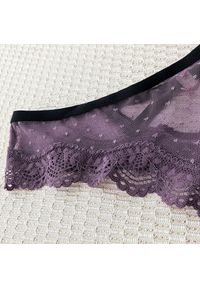 Intica - Stringi koronkowe z ozdobnymi paskami na specjalne okazje Aliana. Kolor: biały. Materiał: koronka. Wzór: koronka #3