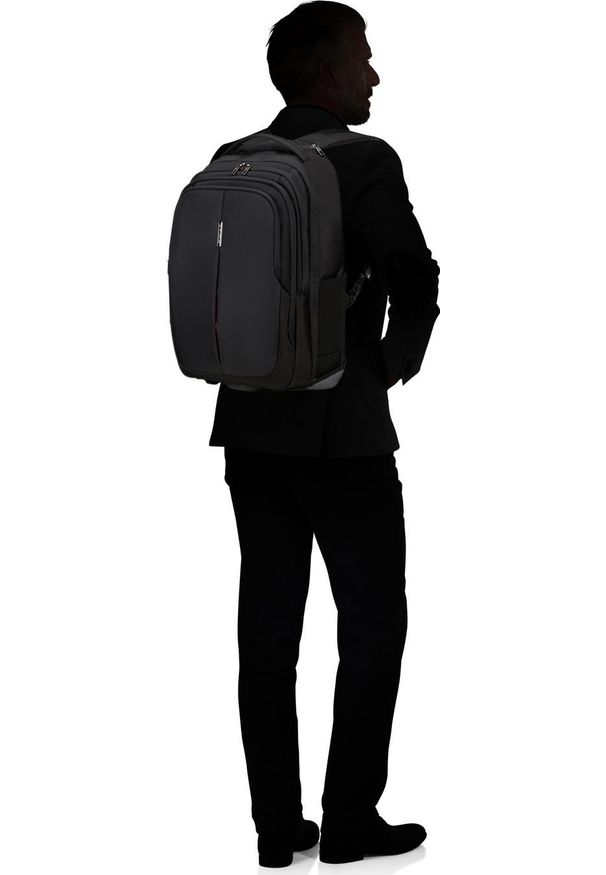 Plecak Samsonite 155203 1041 Guardit 3.0 15.6'' czarny. Kolor: czarny. Materiał: tkanina. Styl: elegancki, biznesowy, klasyczny