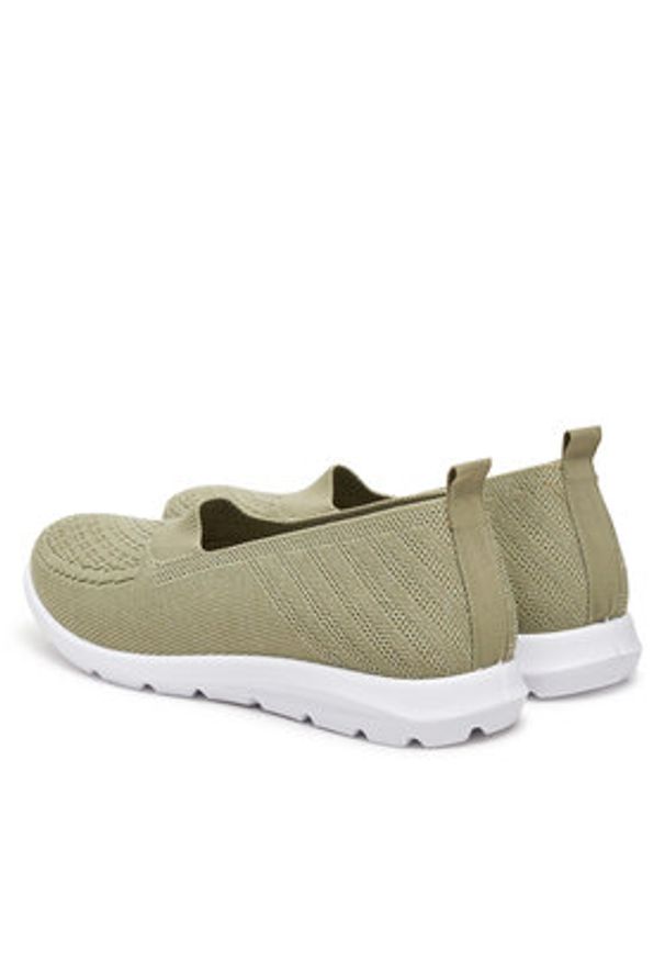 Jenny - JENNY Półbuty H26092024 Zielony. Kolor: zielony. Materiał: materiał