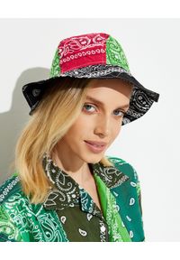 ARIZONA LOVE - Dwustronny kapelusz Bandana Bob. Kolor: czarny. Materiał: bawełna. Wzór: paisley #1