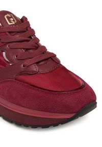 Liu Jo Sneakersy Maxi Wonder 91 BF5005 PX522 Bordowy. Kolor: czerwony. Materiał: zamsz, skóra #5