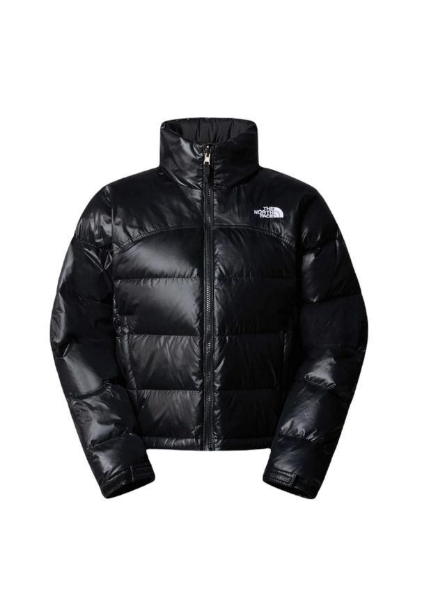 Kurtka turystyczna damska The North Face 200 Retro Nuptse. Kolor: czarny. Materiał: nylon