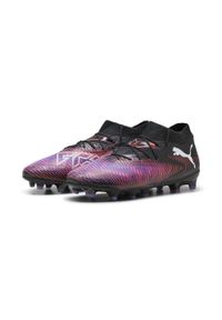 Puma - Młodzieżowe buty piłkarskie FUTURE 8 PRO FG/AG PUMA Black White Glowing Red. Kolor: biały, czerwony, wielokolorowy, czarny. Sport: piłka nożna