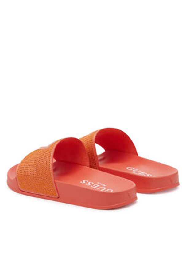 Guess Klapki E4GZ25BB00F Pomarańczowy. Kolor: pomarańczowy. Materiał: syntetyk