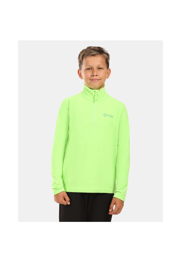 Polarowa warstwa środkowa dla dzieci Kilpi ALMERI-J. Kolor: zielony. Materiał: polar. Sezon: zima. Sport: narciarstwo