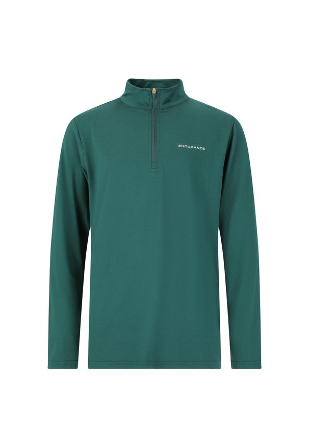 ENDURANCE - Polar dla dzieci Endurance Ailan. Kolor: niebieski, wielokolorowy, zielony. Materiał: polar. Długość rękawa: długi rękaw. Styl: młodzieżowy