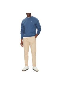 TOMMY HILFIGER - Bluza męska sportowa Tommy Hilfiger REGULAR FLEECE. Kolor: niebieski. Styl: sportowy