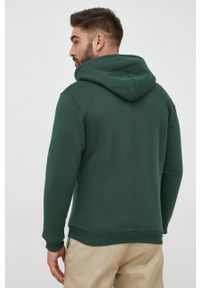 GAP bluza męska kolor zielony z kapturem z aplikacją. Okazja: na co dzień. Typ kołnierza: kaptur. Kolor: zielony. Wzór: aplikacja. Styl: casual #5