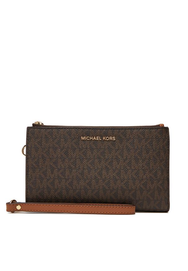 Duży Portfel Damski MICHAEL Michael Kors. Kolor: brązowy