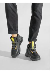 Champion Sneakersy Street Trek Mid S21949-CHA-KK001 Czarny. Kolor: czarny. Materiał: materiał