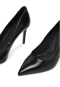 TOMMY HILFIGER - Tommy Hilfiger Szpilki Essential Pointed Pump FW0FW09362 Czarny. Kolor: czarny. Materiał: skóra. Obcas: na szpilce #6
