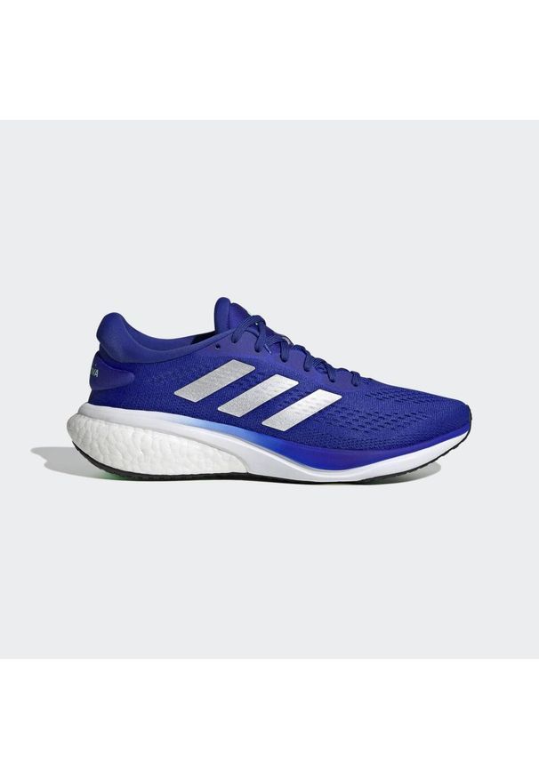 Adidas - Supernova 2.0 Shoes. Kolor: wielokolorowy, niebieski, szary, biały. Materiał: materiał. Sport: bieganie