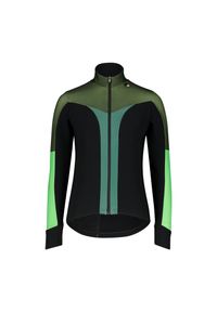 BIORACER - Damski jersey z długim rękawem Bioracer Vesper Tempest Thermal. Kolor: zielony. Materiał: jersey. Długość rękawa: długi rękaw. Długość: długie. Sezon: zima. Sport: kolarstwo #1