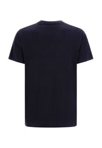 Guess T-Shirt Basic M3GI70 KBMS0 Granatowy Slim Fit. Kolor: niebieski. Materiał: bawełna