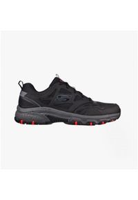 skechers - Buty trekkingowe na co dzień męskie SKECHERS HILLCREST skóra. Okazja: na co dzień. Kolor: czarny. Materiał: skóra. Model: Skechers Sport. Sport: turystyka piesza