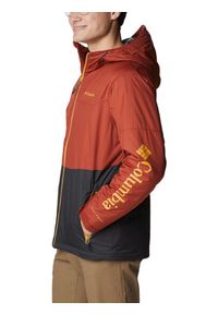 columbia - Kurtka Street męska Columbia Point Park Insulated. Kolor: czerwony, wielokolorowy, szary. Sezon: lato, zima, jesień, wiosna