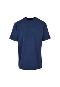 Oversizowa koszulka z wytłoczeniami Urban Classics. Kolor: niebieski #1