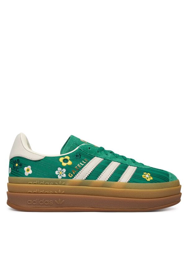 Adidas - adidas Sneakersy Gazelle Bold IH1920 Zielony. Kolor: zielony. Materiał: materiał. Model: Adidas Gazelle