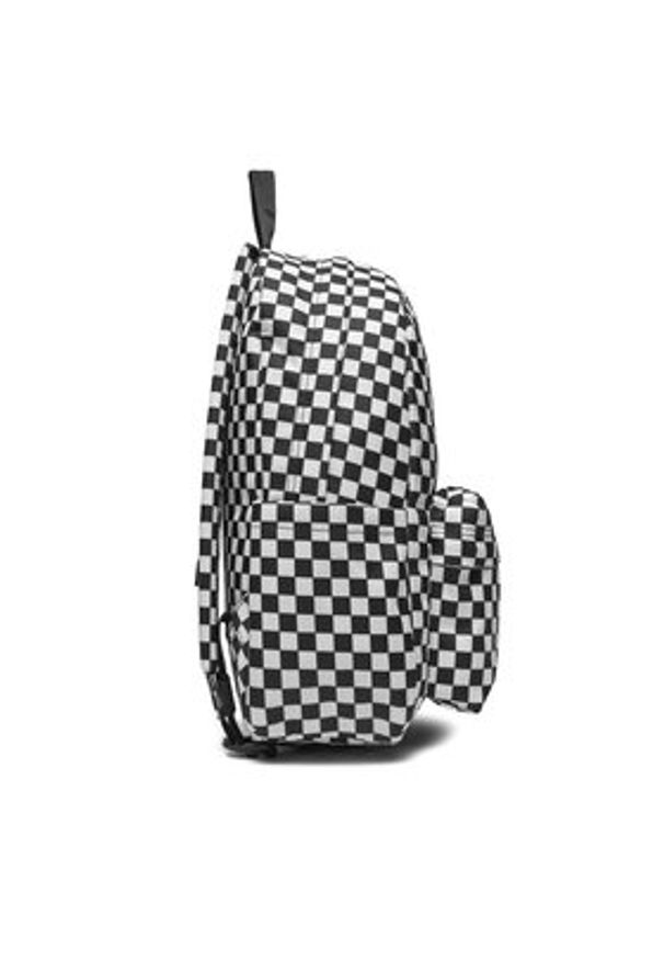 Vans Plecak Old Skool Grom Check VN000J3KY281 Czarny. Kolor: czarny. Materiał: poliester