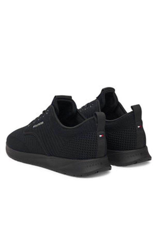 TOMMY HILFIGER - Tommy Hilfiger Sneakersy Newport 3D Premium FM0FM05527 Czarny. Kolor: czarny. Materiał: materiał