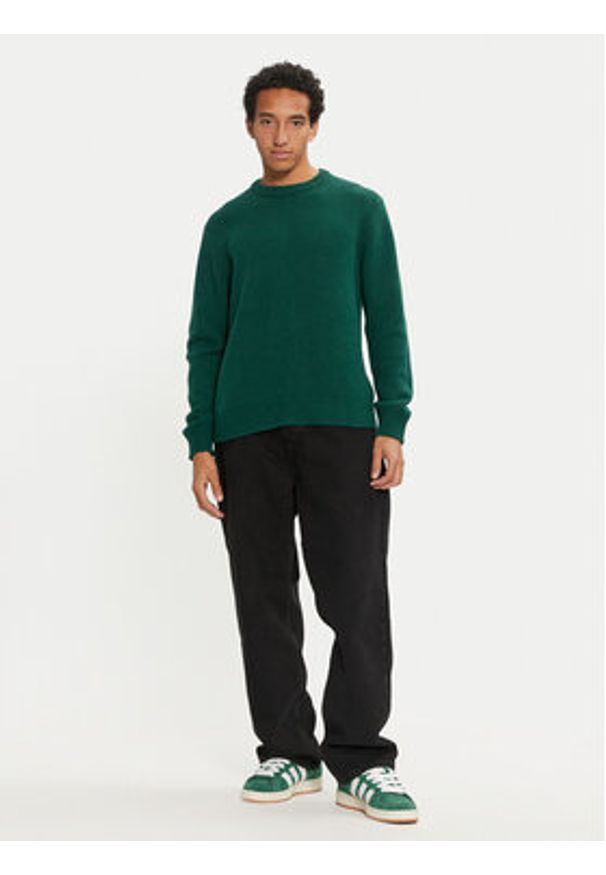 Selected Homme Sweter 16094643 Zielony Regular Fit. Kolor: zielony. Materiał: syntetyk