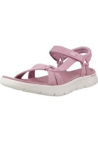skechers - Sandały Skechers Model Go Walk Flex Sandal Kolor Rose. Kolor: różowy. Materiał: tkanina. Sezon: lato
