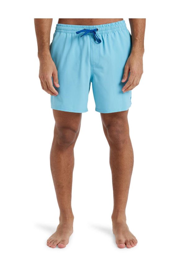Quiksilver - Szorty kąpielowe dla Mężczyzn SURFSILK SOLID 16" Niebieski. Kolor: niebieski. Materiał: elastan, poliester, materiał. Styl: sportowy