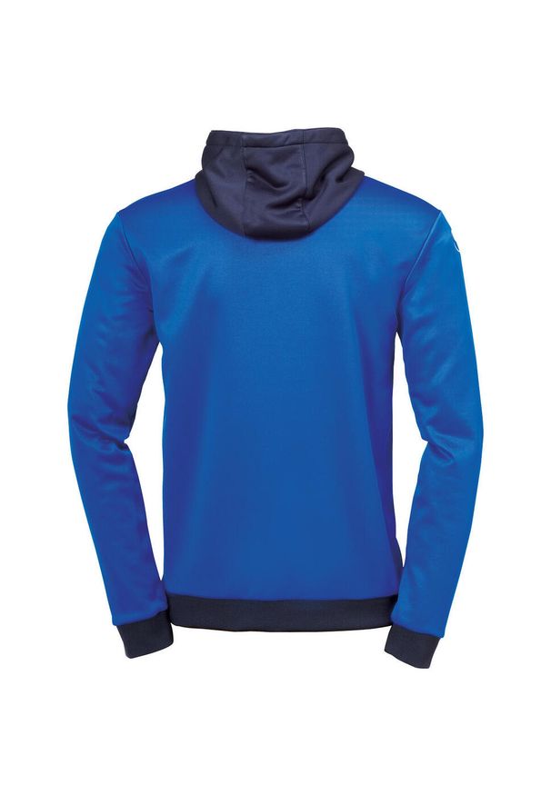 UHLSPORT - Kurtka Uhlsport Offense 23. Typ kołnierza: kaptur. Kolor: niebieski. Materiał: polar. Sport: fitness