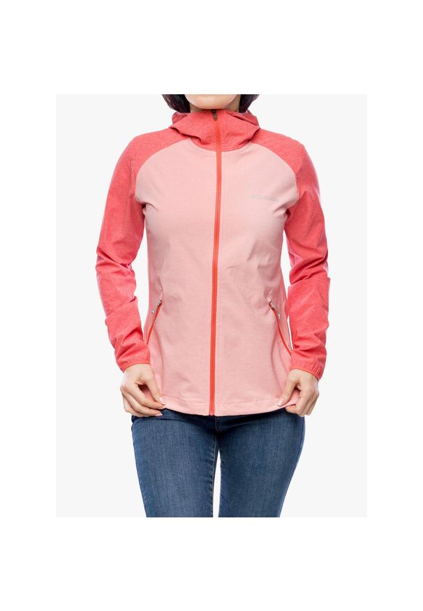 columbia - Kurtka softshell damska Columbia Heather Canyon Softshell. Kolor: różowy. Materiał: softshell. Sport: turystyka piesza