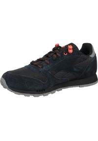 Buty do chodzenia dla dzieci Reebok Classic Leather. Zapięcie: sznurówki. Kolor: czarny. Materiał: skóra, syntetyk, tkanina, materiał. Szerokość cholewki: normalna. Model: Reebok Classic. Sport: turystyka piesza