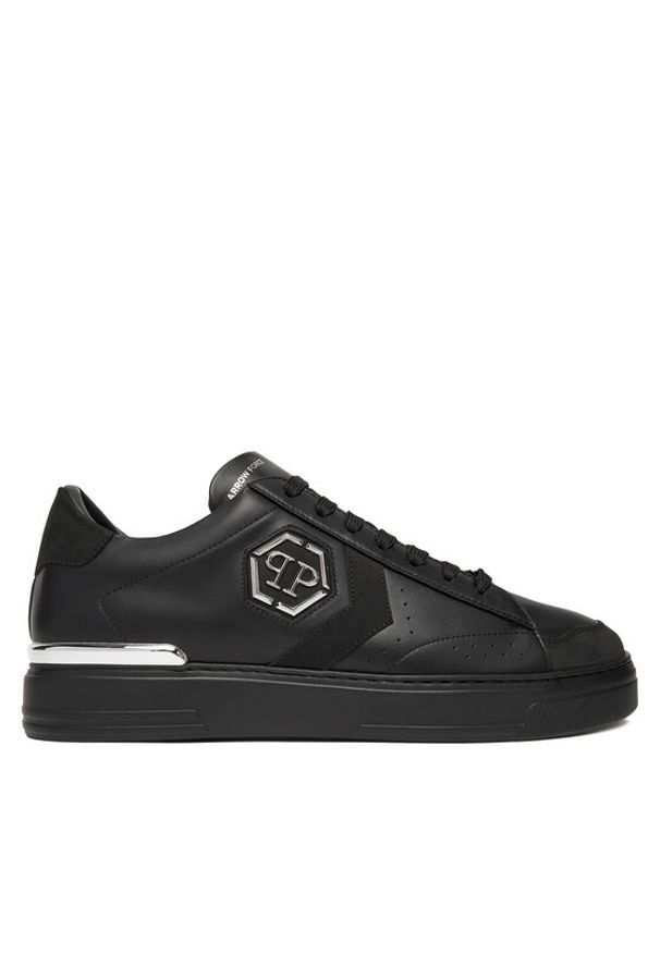 Philipp Plein - PHILIPP PLEIN Sneakersy Arrow Force FAES USC0818 PLE075N Czarny. Kolor: czarny. Materiał: skóra