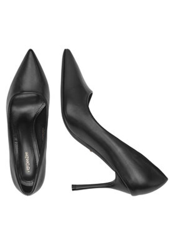 DeeZee Szpilki BK-8328 Czarny. Kolor: czarny. Materiał: syntetyk, materiał. Obcas: na szpilce