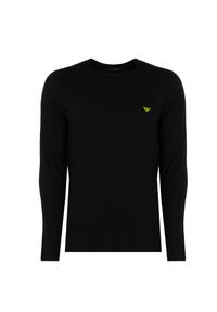 Emporio Armani Longsleeve | 1116533F722 | Mężczyzna | Czarny. Okazja: na co dzień. Kolor: czarny. Materiał: bawełna. Długość rękawa: długi rękaw. Wzór: nadruk. Styl: casual, elegancki #5