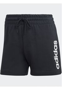 Adidas - adidas Szorty sportowe Essentials Linear French Terry Shorts IC4442 Czarny Slim Fit. Kolor: czarny. Materiał: bawełna #2