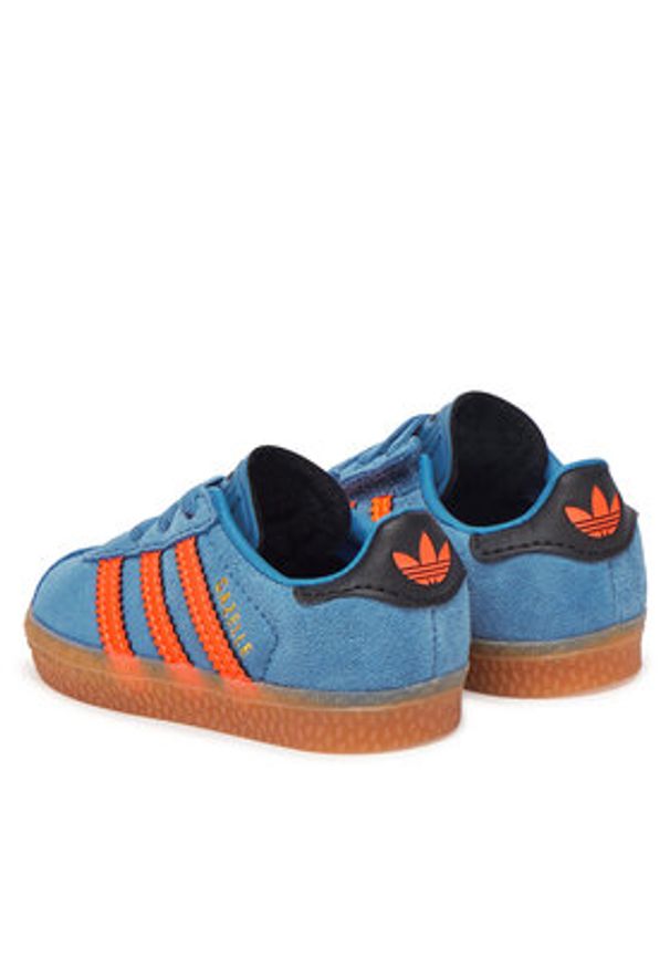 Adidas - adidas Sneakersy Gazelle Comfort Closure JP7134 Niebieski. Kolor: niebieski. Materiał: zamsz, skóra. Model: Adidas Gazelle