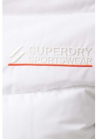 Superdry kurtka damska kolor biały zimowa. Kolor: biały. Materiał: poliester. Sezon: zima #3