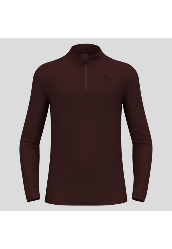 Bluza termoaktywna męska Odlo Merino 260 BL Top Turtle Neck LS Half Zip. Kolor: czerwony. Styl: sportowy