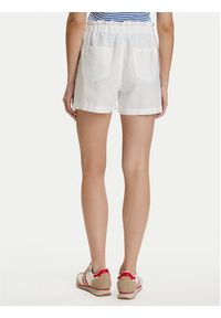 Tommy Jeans Szorty materiałowe DW0DW22227 Biały Regular Fit. Kolor: biały. Materiał: len #2