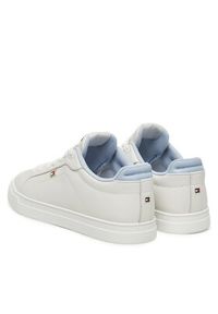 TOMMY HILFIGER - Tommy Hilfiger Sneakersy Sporty Sneaker FW0FW08899 Biały. Kolor: biały. Materiał: skóra #4
