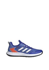 Adidas - Defiant Speed Tennis Shoes. Kolor: niebieski, wielokolorowy, biały. Materiał: materiał. Sport: turystyka piesza, tenis