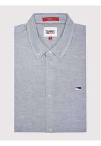 Tommy Jeans Koszula Oxford DM0DM09594 Niebieski Slim Fit. Kolor: niebieski. Materiał: bawełna