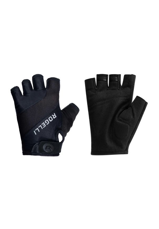 ROGELLI - Rękawiczki rowerowe męskie Rogelli PHOENIX II. Kolor: czarny. Sezon: lato. Sport: kolarstwo