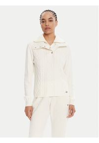 Liu Jo Sport Sweter TF5039 MS75L Écru Regular Fit. Materiał: syntetyk. Styl: sportowy #8