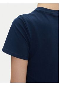 Pepe Jeans T-Shirt Rosalind PL506034 Granatowy Regular Fit. Kolor: niebieski. Materiał: bawełna #5