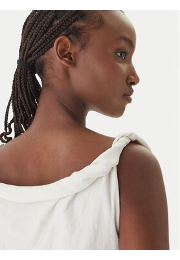 Eleh Sukienka wieczorowa SS260237 Biały Regular Fit. Kolor: biały. Materiał: syntetyk. Styl: wizytowy