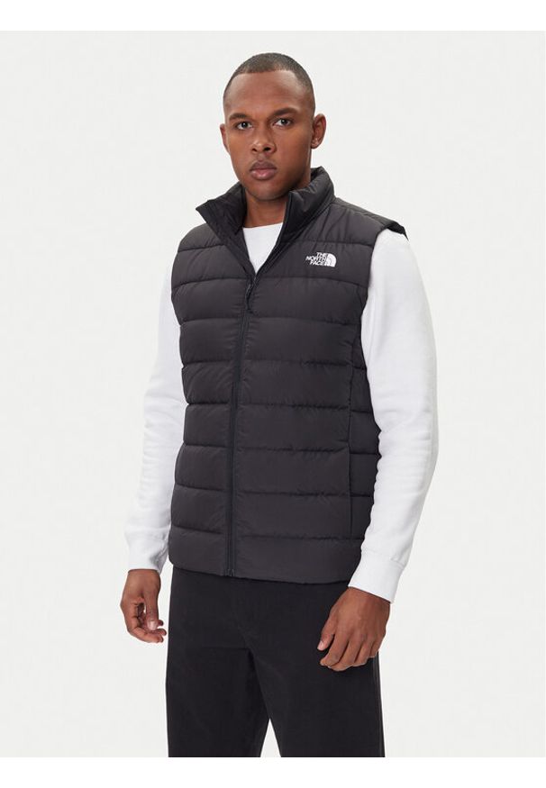 The North Face Kamizelka Aconcaqua III NF0A84IK Czarny Regular Fit. Kolor: czarny. Materiał: syntetyk