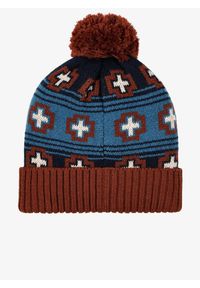 Czapka zimowa Smartwool Fleece Lined Paths Beanie - deep navy paths crossed. Kolor: czerwony. Sezon: zima